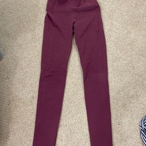 Pink under armour leggings